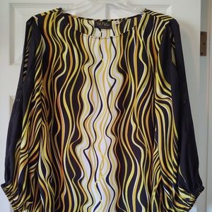 Bob Mackie Open Sleeve Tunic Size 3x
